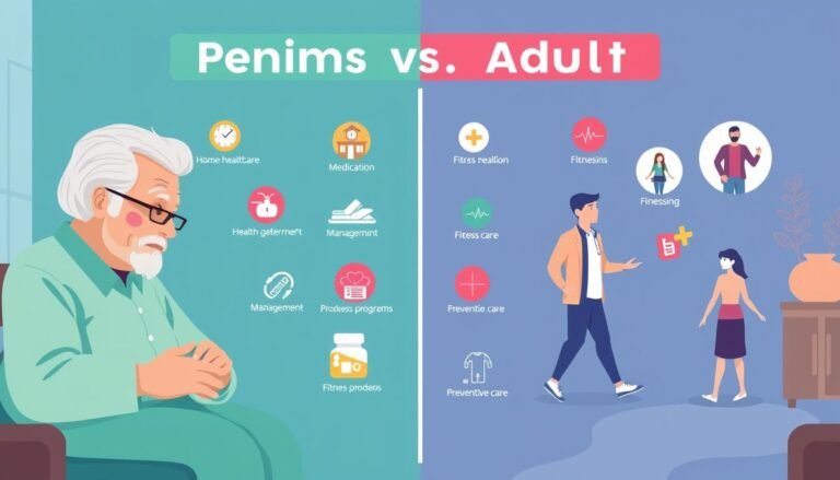 Diferenças entre planos de saúde para idosos e adultos